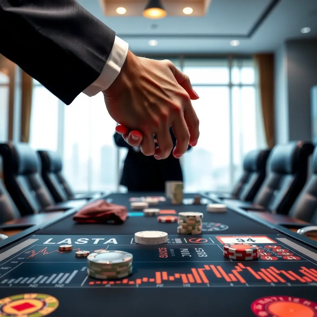 Casino platform dashboard with game library and analytics